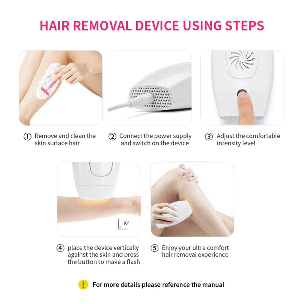 Smooth Skin Painless IPL Hair Removal Device